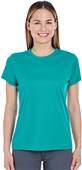 UltraClub Ladies Cool & Dry Sport TShirt JADE Primary