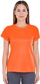 UltraClub Ladies Cool & Dry Sport TShirt BRIGHT ORANGE Primary