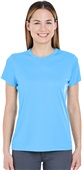 UltraClub Ladies Cool & Dry Sport TShirt COLUMBIA BLUE Primary