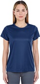 UltraClub Ladies Cool & Dry Sport TShirt NAVY Primary