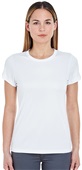 UltraClub Ladies Cool & Dry Sport TShirt WHITE Primary