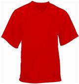 Martin Adult Youth Flag Football Fan Jersey RED Primary