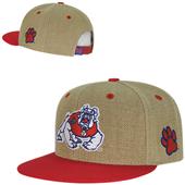 Fresno State Heavy Jute Snapback Cap