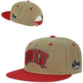 Univ Nevada Las Vegas Heavy Jute Snapback Cap