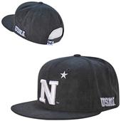 US Naval Academy Faux Suede Snapback Cap