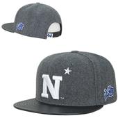 US Naval Academy Melton Vinyl Snapback Cap