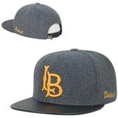 Cal State Long Beach Melton Vinyl Snapback Cap