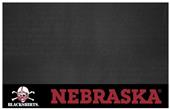 Fan Mats NCAA Nebraska Blackshirts Grill Mat