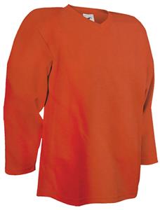 orange hockey practice jersey