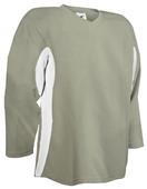 Pearsox House League Hockey Jersey SILVER/WHITE STRIPES Primary