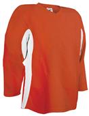 Pearsox House League Hockey Jersey ORANGE/WHITE STRIPES Primary