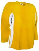Pearsox House League Hockey Jersey GOLD/WHITE STRIPES Primary