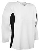 Pearsox House League Hockey Jersey WHITE/BLACK STRIPES Primary