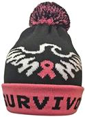 Pearsox Survivor Pink Ribbon Beanie Hat Pearsox Survivor Pink Ribbon Beanie Hat