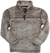Boxercraft 1/4 Zip Adult Youth Sherpa Pullover