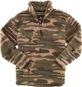 Boxercraft 1/4 Zip Adult Youth Sherpa Pullover
