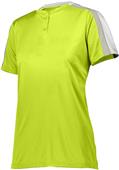 Womens 2-Button, 2-Color, Wicking Softball Jerseys