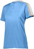 Womens 2-Button, 2-Color, Wicking Softball Jerseys