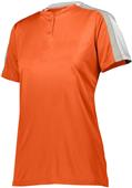 Womens 2-Button, 2-Color, Wicking Softball Jerseys