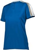 Womens 2-Button, 2-Color, Wicking Softball Jerseys