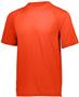 Adult Youth Wicking Poly/Spandex Short SleeveT Shirt (22 - Colors) BRIGHT ORANGE Primary