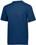Adult Youth Wicking Poly/Spandex Short SleeveT Shirt (22 - Colors) NAVY Primary
