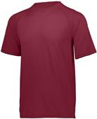 Adult Youth Wicking Poly/Spandex Short SleeveT Shirt (22 - Colors) CARDINAL Primary