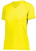 Womens Girls Wicking Softball/Sports V-Neck Shirt 