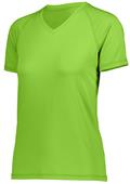 Womens Girls Wicking Softball/Sports V-Neck Shirt 