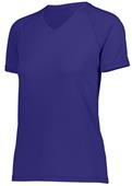 Womens Girls Wicking Softball/Sports V-Neck Shirt 