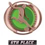 BRONZE MEDAL/ULTIMATE 6TH PLACE NECK RIBBON