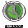 SILVER MEDAL/ULTIMATE 3RD PLACE NECK RIBBON