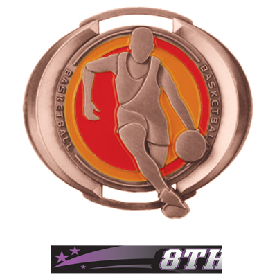 BRONZE MEDAL/ULTIMATE 8TH PLACE NECK RIBBON