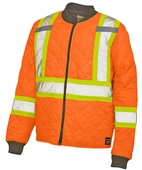 Work King Quilted Safety Jacket