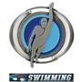 SILVER MEDAL/ULTIMATE SWIMMING NECK RIBBON