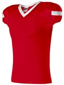 Alleson Adult/Youth Pro Flex Cut Football Jersey SCARLET/WHITE Primary