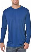 Blue Generation Adult L/S Solid Wicking T-Shirt