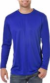 Blue Generation Adult L/S Solid Wicking T-Shirt