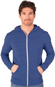 Blue Generation Adult Triblend Zip Front Hoodie