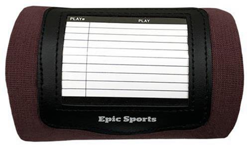 Crown Sporting Goods Football Quarterback Wristband - Triple Insert Playbook Holder, Large Size 6.5-Inch - View #3