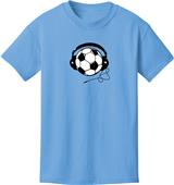 Utopia Soccer Headphones T-Shirt