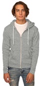 Royal Apparel Unisex Fashion Fleece Zip Hoodie 3150 HEATHER GREY Primary