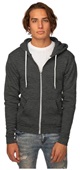 Royal Apparel Unisex Fashion Fleece Zip Hoodie 3150 HEATHER SMOKE Primary
