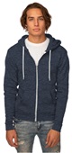 Royal Apparel Unisex Fashion Fleece Zip Hoodie 3150 HEATHER INDIGO Primary