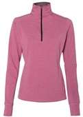 J America Ladies Omega Stretch 1/4 Zip Jacket