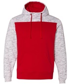 J America Melange Color Blocked Hoodie