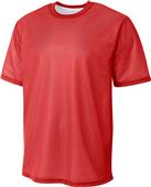 A4 Adult Youth Match Reversible Soccer Jersey Outside: SCARLET, Inside: WHITE Primary