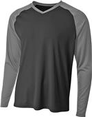 A4 Adult Long Sleeve Strike Jersey