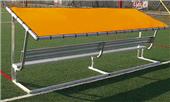 Pevo Sports Covered Aluminum Canopy Bench Pevo Sports Covered Aluminum Canopy Bench