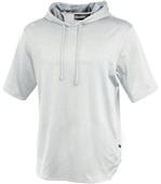 Pennant Adult Youth Short Sleeve Warmup Hoodie WHITE Primary